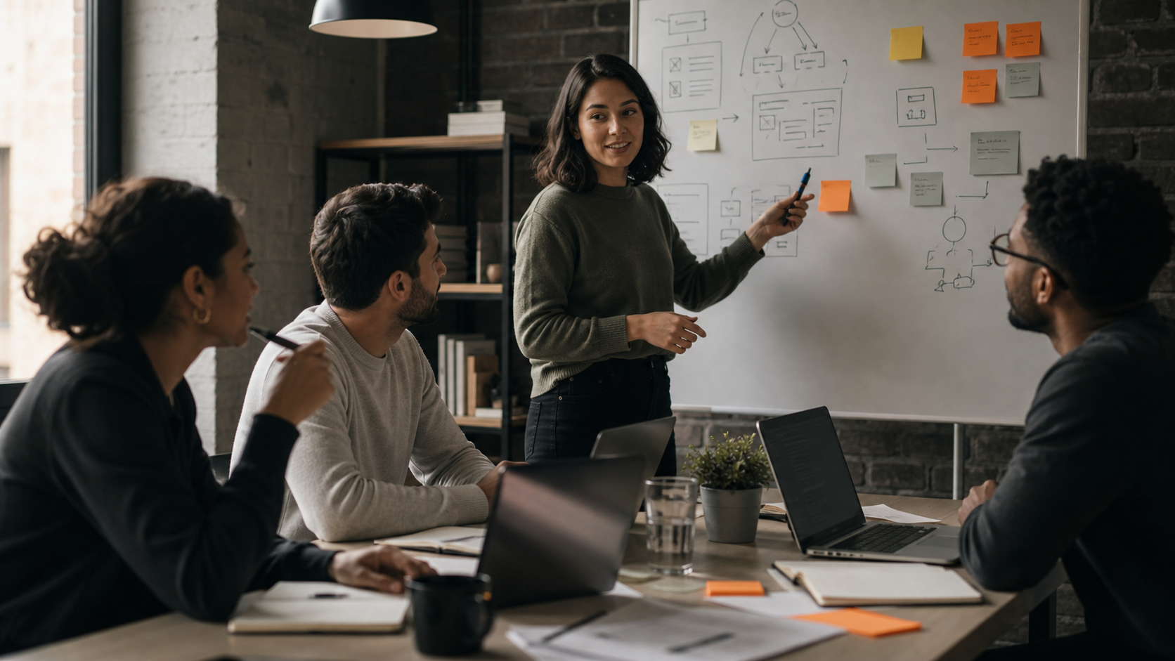 Van gesprek naar systeem dat gedragen wordt. Analyse, ontwerp, software en support vormen een doorlopende lijn.